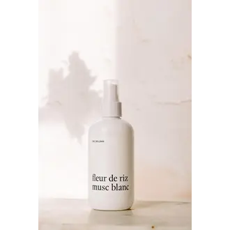 MARÉE CHANDELLE EAU DE LINGE - FLEUR DE RIZ MUSC BLANC