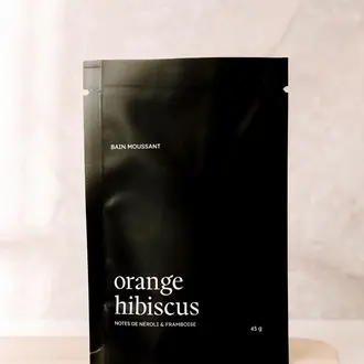 MARÉE CHANDELLE BAIN MOUSSANT - ORANGE HIBISCUS