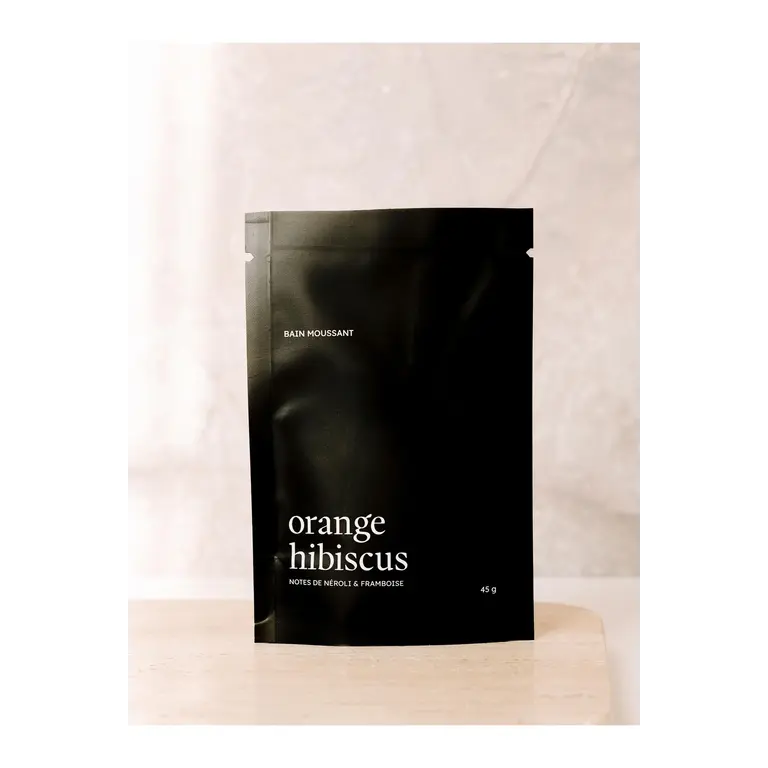 MARÉE CHANDELLE BAIN MOUSSANT - ORANGE HIBISCUS