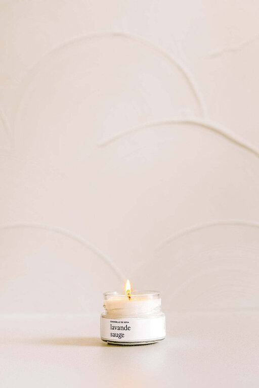 MARÉE CHANDELLE MARÉE - CHANDELLE DE SOYA - LAVANDE ET SAUGE