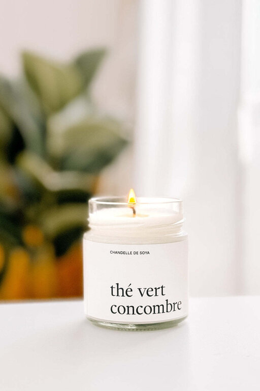 MARÉE CHANDELLE MARÉE - CHANDELLE DE SOYA - THÉ VERT CONCOMBRE