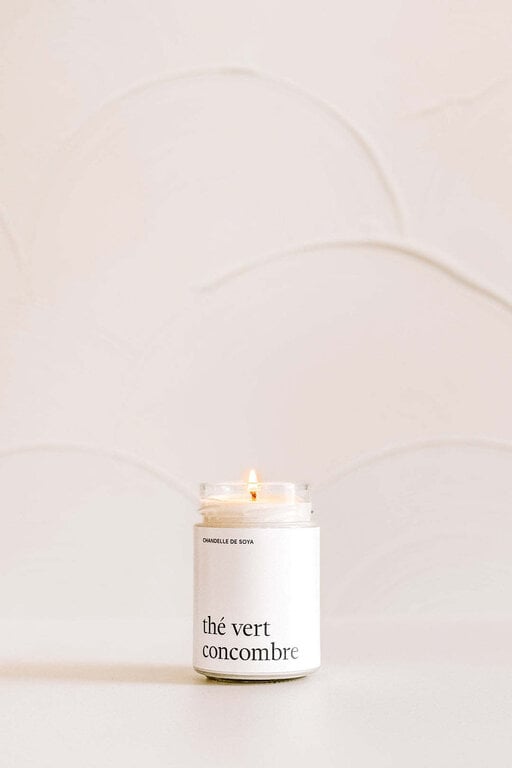 MARÉE CHANDELLE MARÉE - CHANDELLE DE SOYA - THÉ VERT CONCOMBRE
