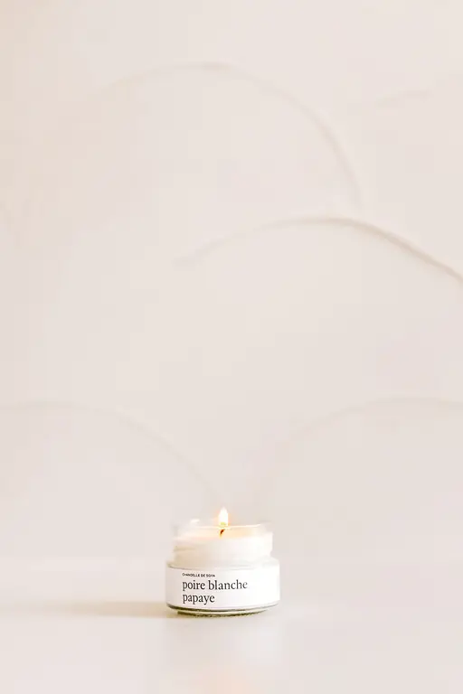 MARÉE CHANDELLE MARÉE - CHANDELLE DE SOYA - POIRE BLANCHE ET PAPAYE