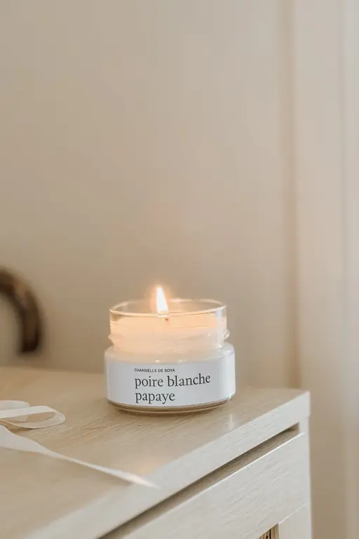 MARÉE CHANDELLE MARÉE - CHANDELLE DE SOYA - POIRE BLANCHE ET PAPAYE