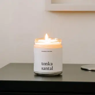 MARÉE CHANDELLE CHANDELLE DE SOYA 270ML - TONKA SANTAL