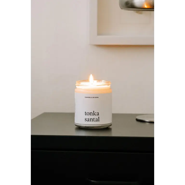 MARÉE CHANDELLE 270ML SOY CANDLE - TONKA SANDALWOOD