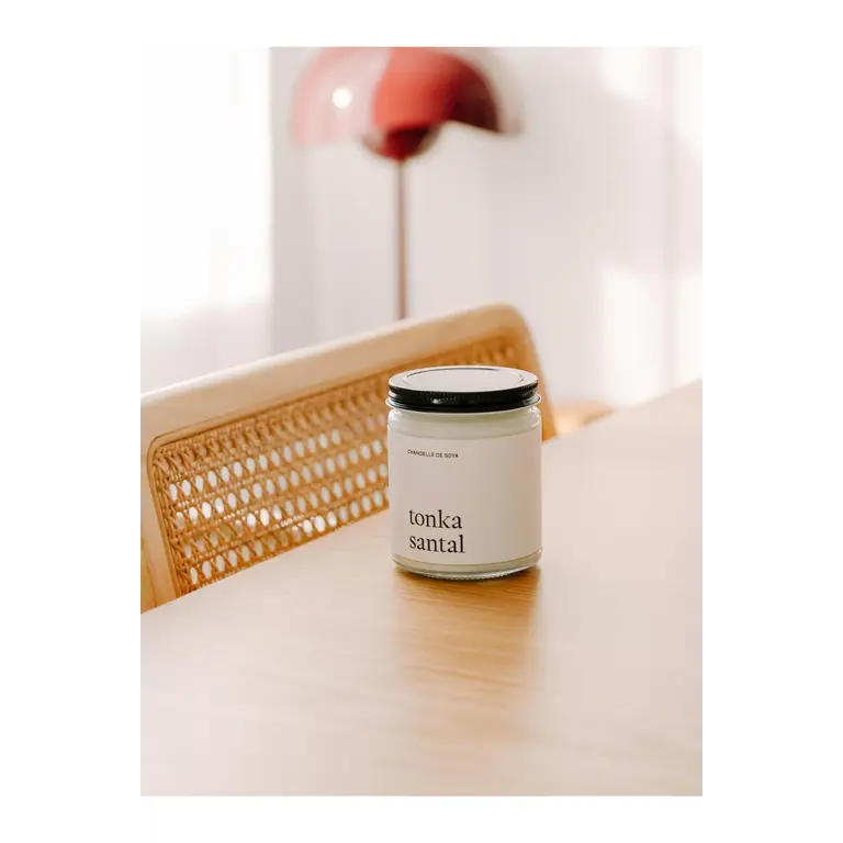 MARÉE CHANDELLE 270ML SOY CANDLE - TONKA SANDALWOOD
