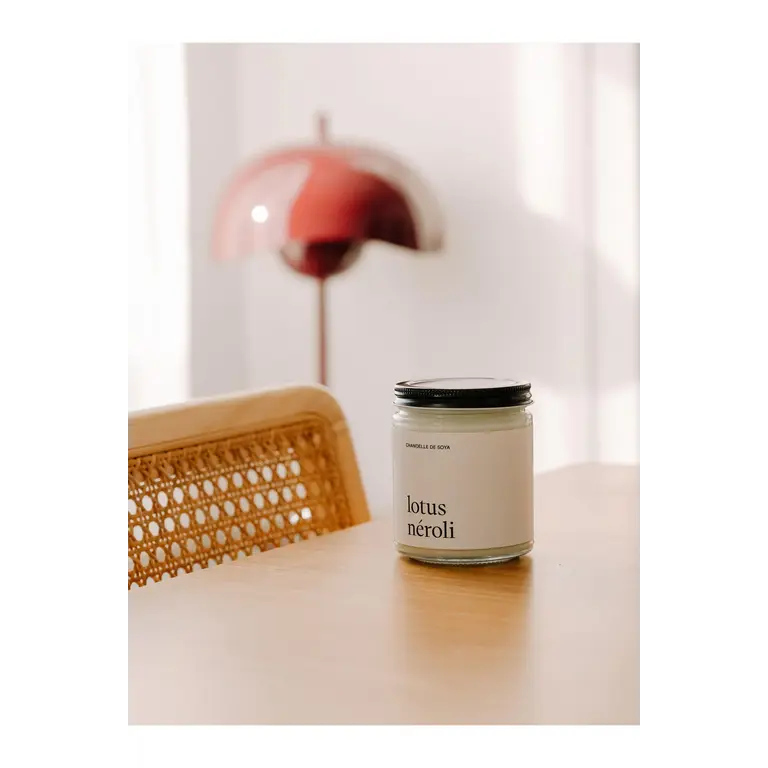 MARÉE CHANDELLE 270ML SOY CANDLE - LOTUS NEROLI