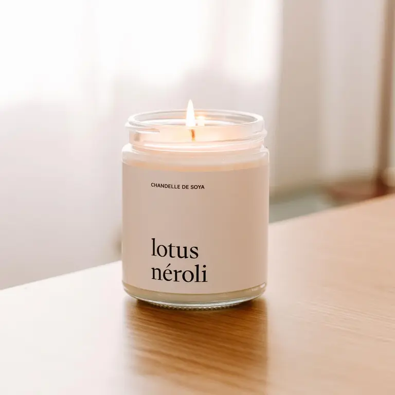MARÉE CHANDELLE CHANDELLES DE SOYA 270 ML -  LOTUS NÉROLI