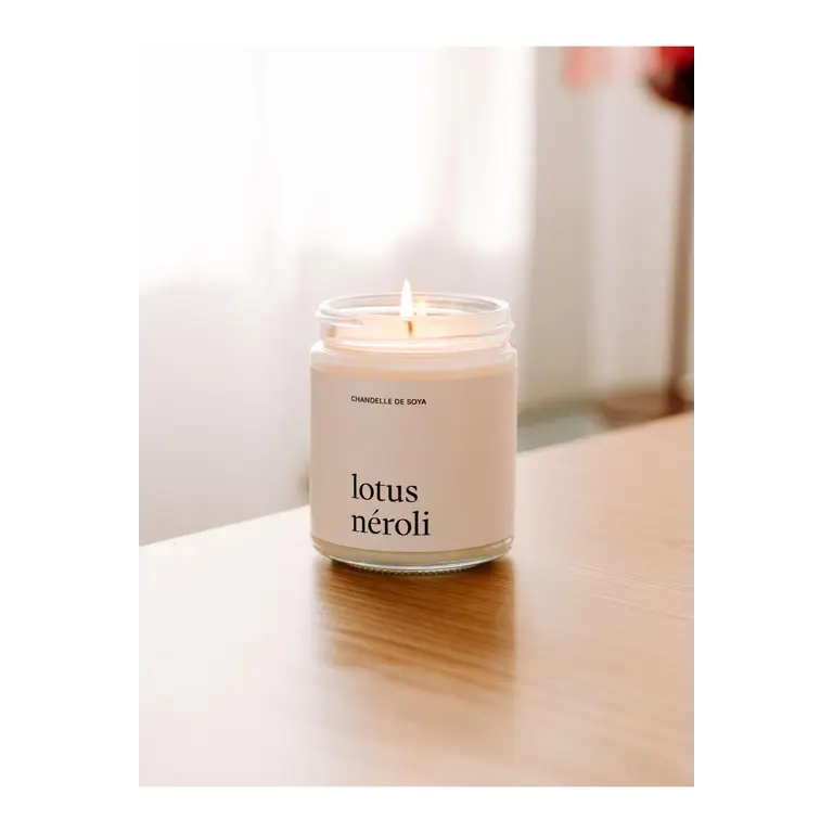 MARÉE CHANDELLE CHANDELLES DE SOYA 270 ML -  LOTUS NÉROLI