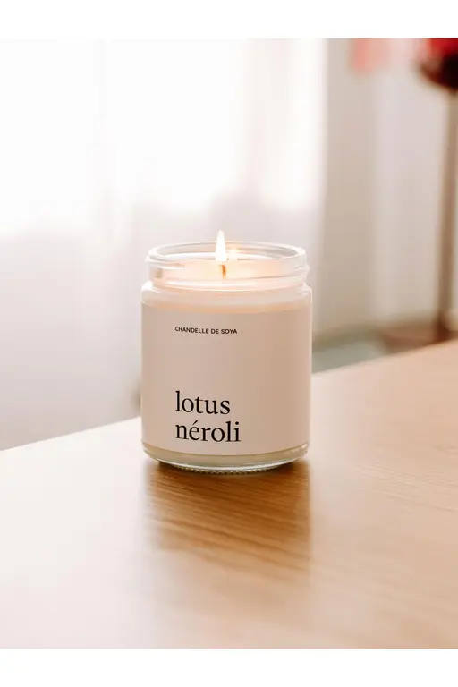 MARÉE CHANDELLE CHANDELLES DE SOYA 270 ML -  LOTUS NÉROLI