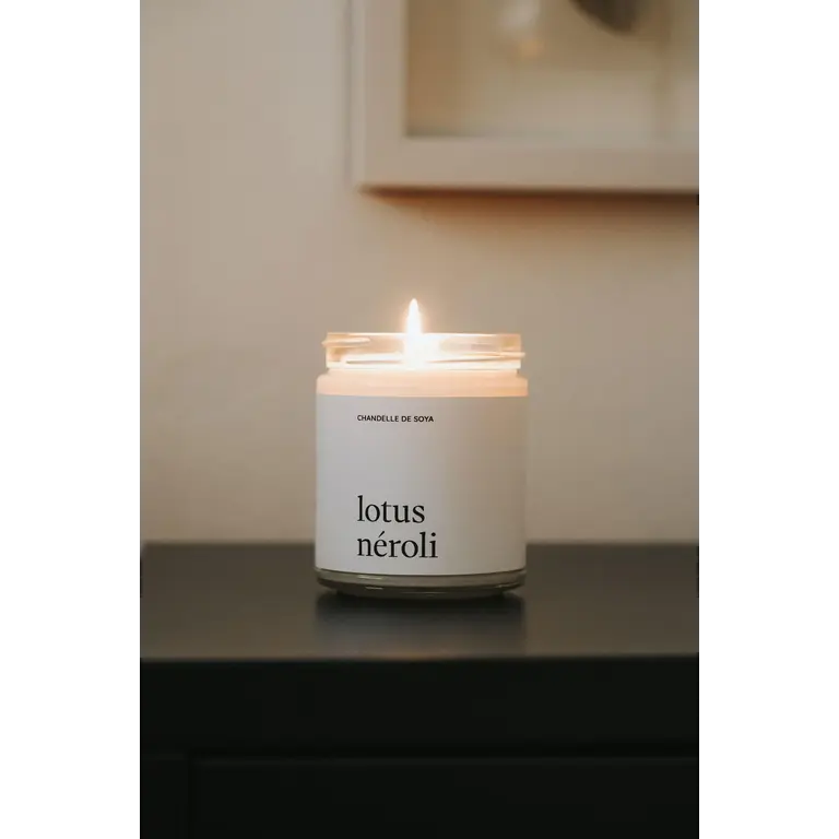 MARÉE CHANDELLE 270ML SOY CANDLE - LOTUS NEROLI