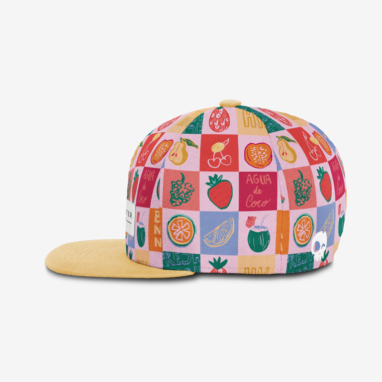 HEADSTER KIDS CASQUETTE SNAPBACK FRUITY FIESTA - SOFT PINK