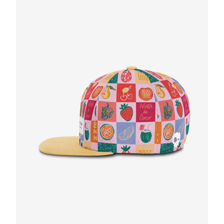 HEADSTER KIDS FRUITY FIESTA SNAPBACK CAP - SOFT PINK