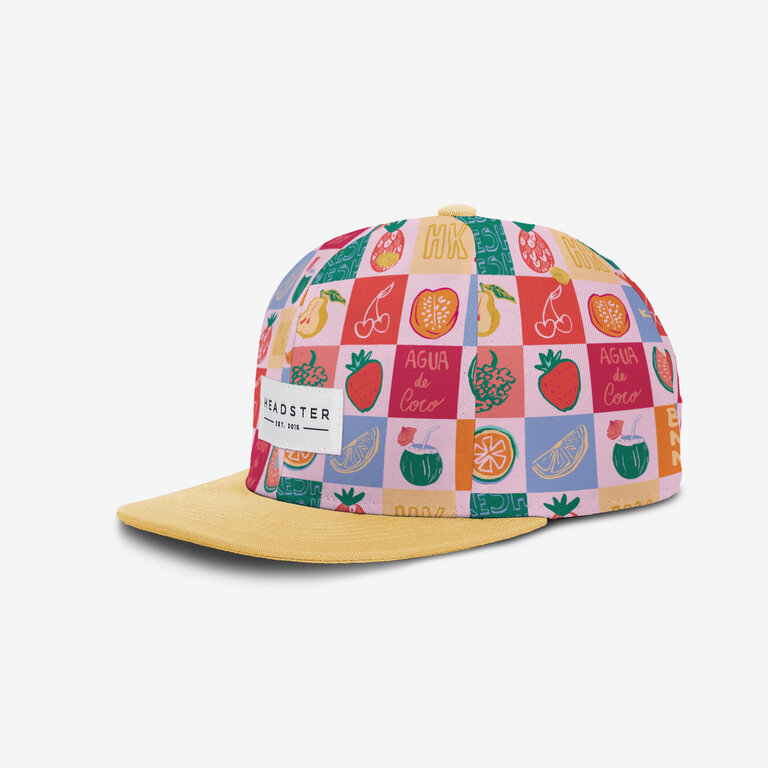 HEADSTER KIDS CASQUETTE SNAPBACK FRUITY FIESTA - SOFT PINK