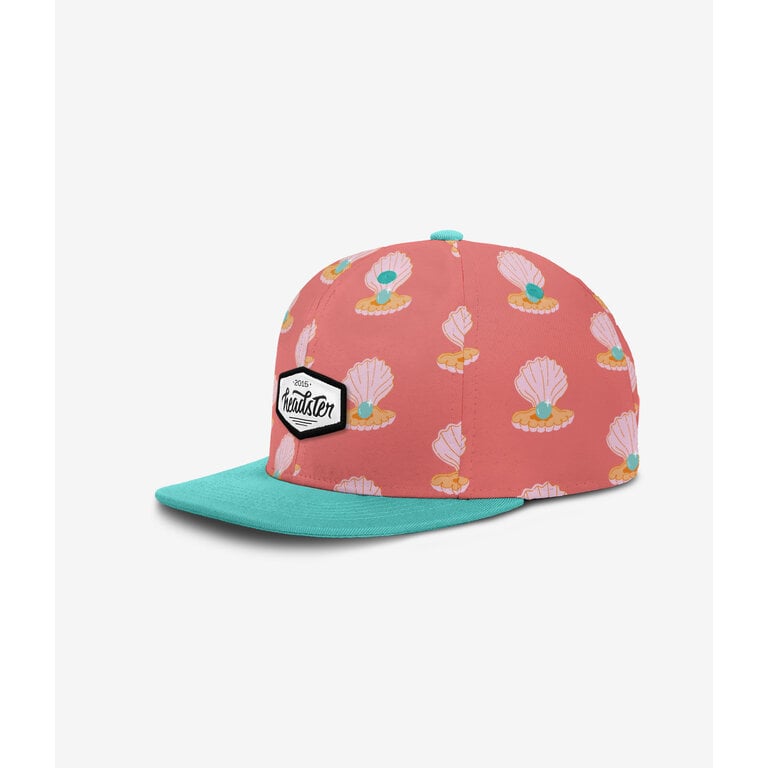 HEADSTER KIDS CASQUETTE SNAPBACK GIRLY PEARL - CORAL LOVE