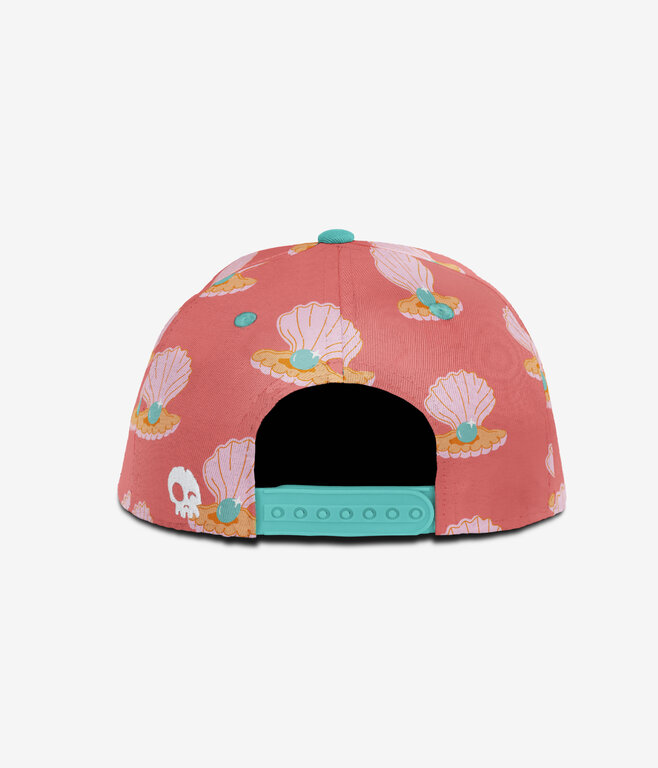 HEADSTER KIDS CASQUETTE SNAPBACK GIRLY PEARL - CORAL LOVE