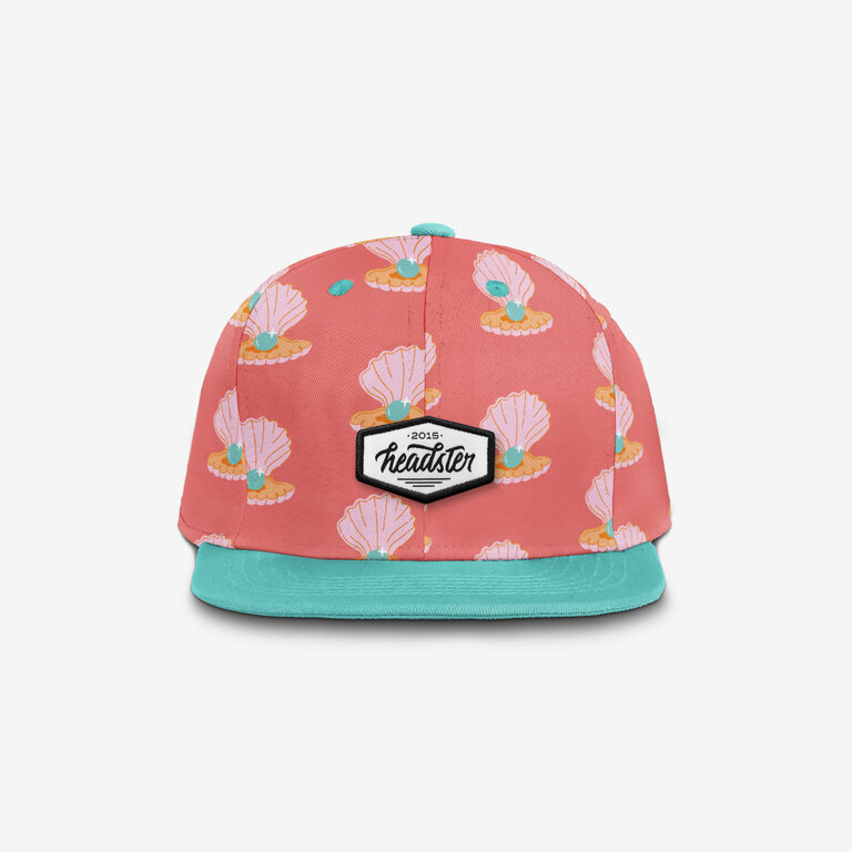HEADSTER KIDS CASQUETTE SNAPBACK GIRLY PEARL - CORAL LOVE