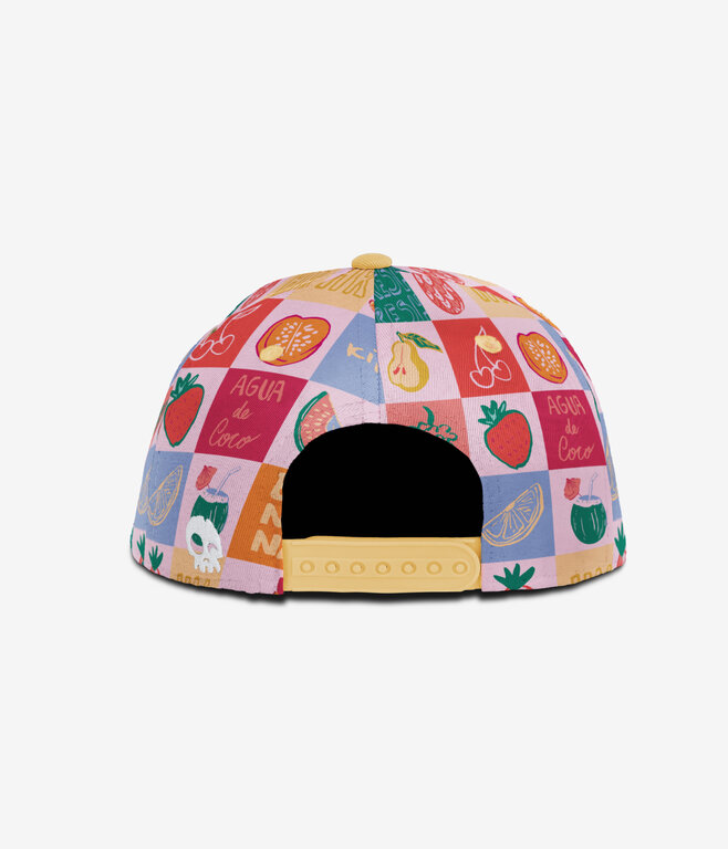 HEADSTER KIDS CASQUETTE SNAPBACK FRUITY FIESTA - SOFT PINK