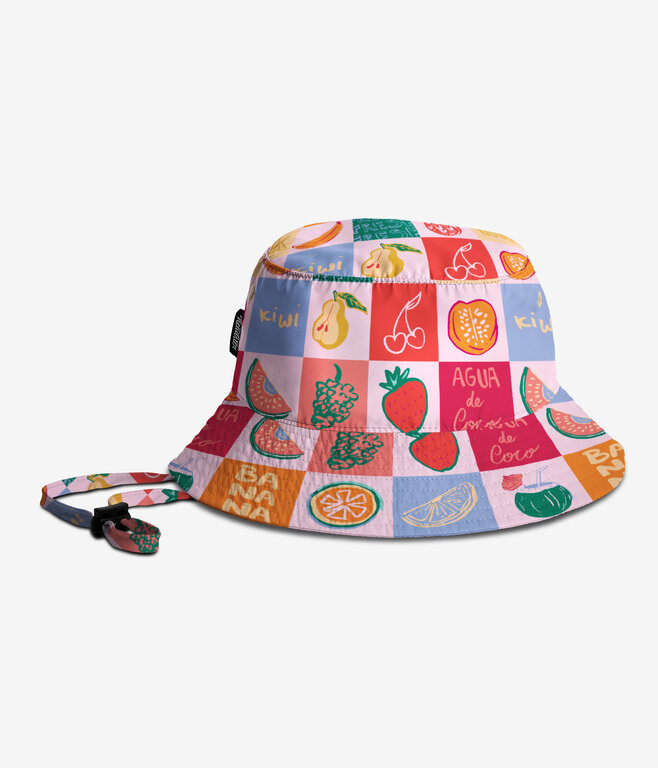 HEADSTER KIDS CHAPEAU BUCKET FRUITY FIESTA - SOFT PINK