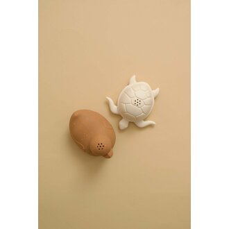 MINIKA SET OF 2 BATH TOYS - ALMOND/SHELL