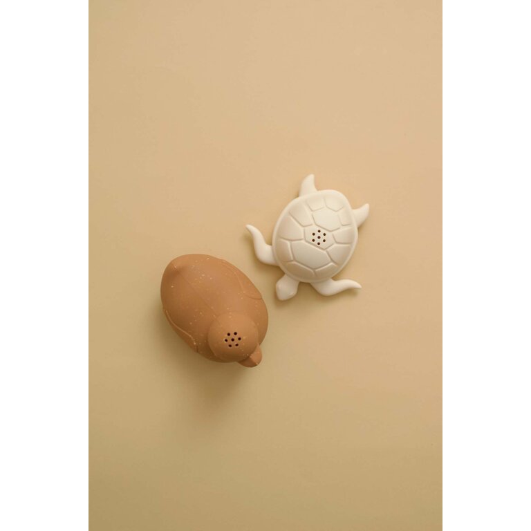 MINIKA DUO DE JOUETS POUR LE BAIN - ALMOND/SHELL