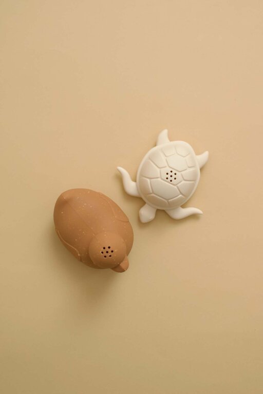 MINIKA DUO DE JOUETS POUR LE BAIN - ALMOND/SHELL