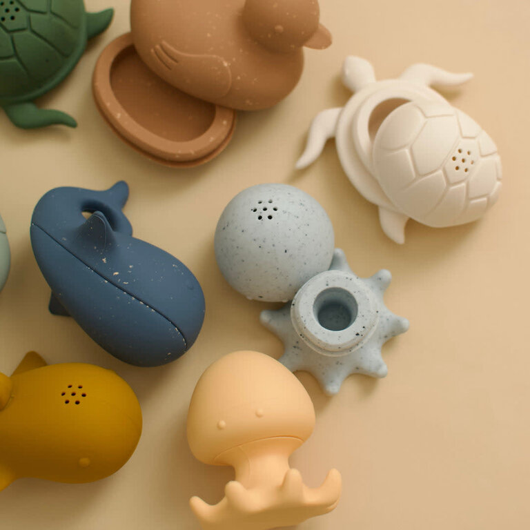 MINIKA MINIKA - DUO DE JOUETS POUR LE BAIN - ALMOND/SHELL