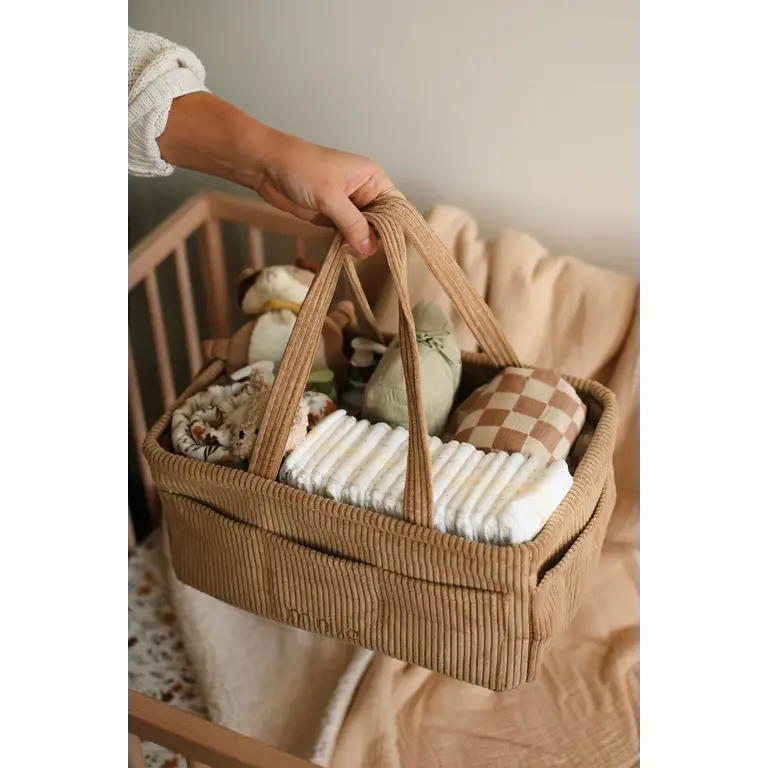 MINIKA DIAPER ORGANIZER BASKET - ALMOND