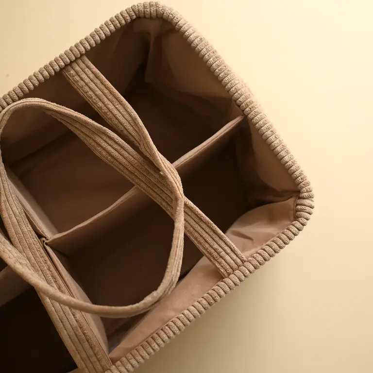 MINIKA PANIER ORGANISATEUR DE COUCHES - ALMOND
