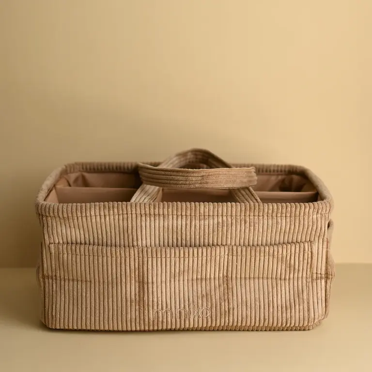 MINIKA PANIER ORGANISATEUR DE COUCHES - ALMOND