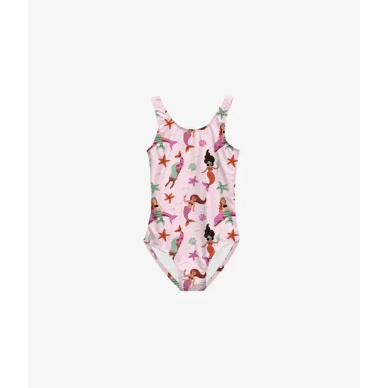 HEADSTER KIDS MERMAID DREAMLAND SWIMSUIT - ROSY CHEEKS