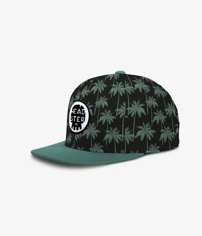 HEADSTER KIDS CASQUETTE SNAPBACK MIDNIGHT PALMS - NOIR