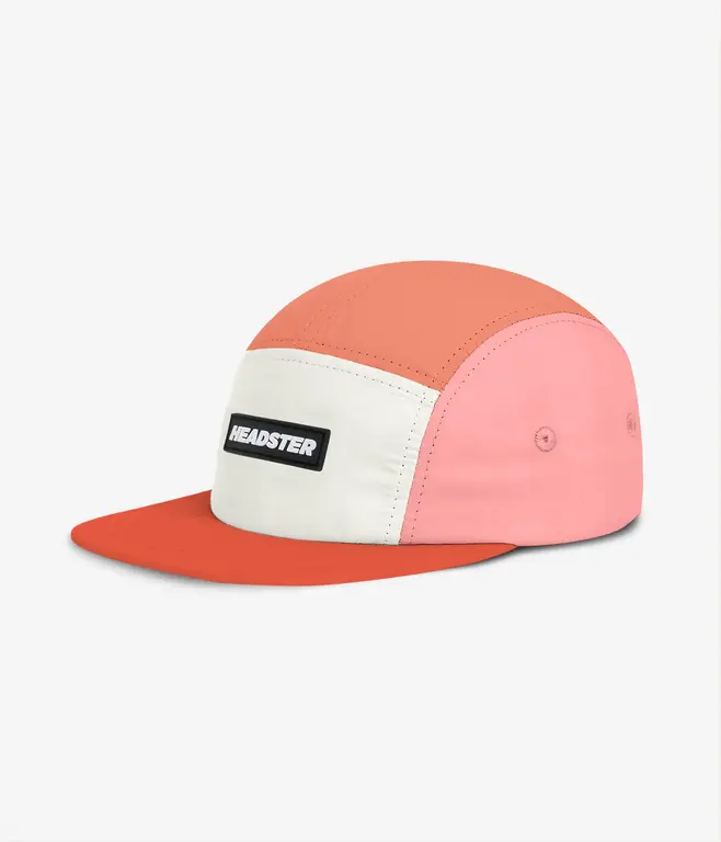 HEADSTER KIDS CASQUETTE RUNNER NYLON FIVE PANEL - CORAL KISS