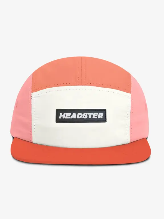 HEADSTER KIDS CASQUETTE RUNNER NYLON FIVE PANEL - CORAL KISS