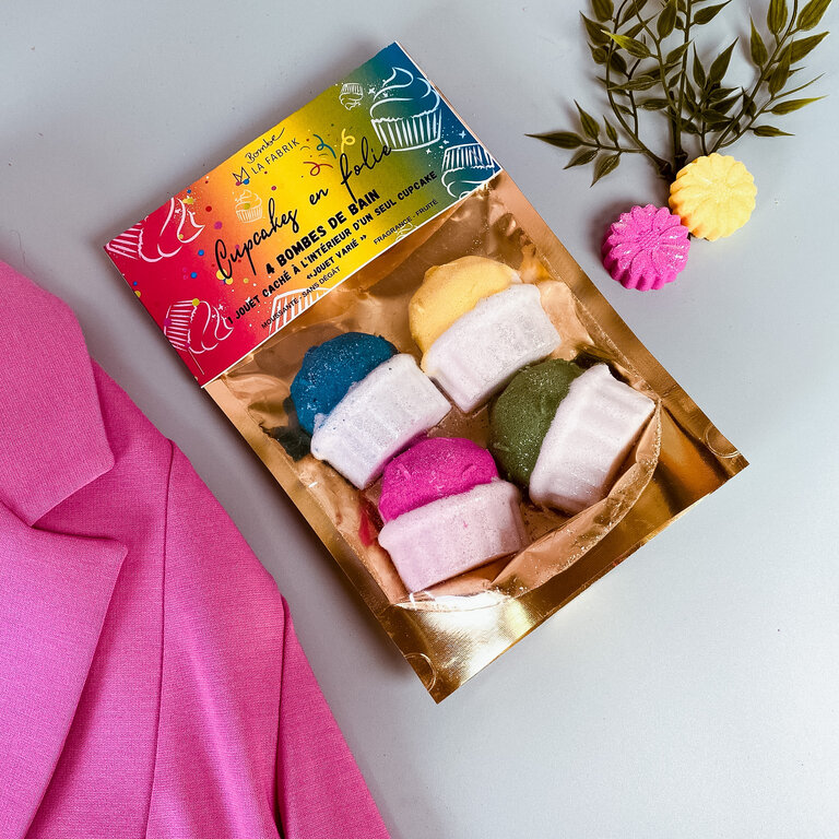 LA FABRIK BOMBE DE BAIN SURPRISE - CUPCAKES CONFETTI