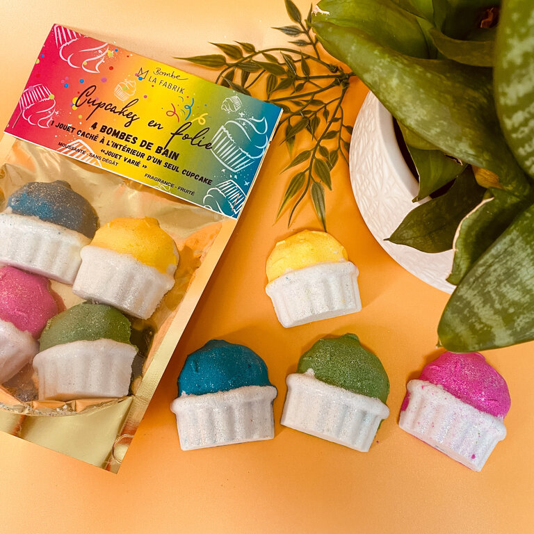 LA FABRIK BOMBE DE BAIN SURPRISE - CUPCAKES CONFETTI
