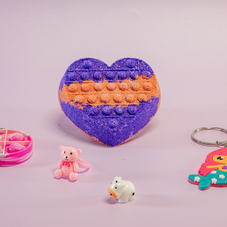 LA FABRIK BOMBE DE BAIN SURPRISE - COEUR POPIT