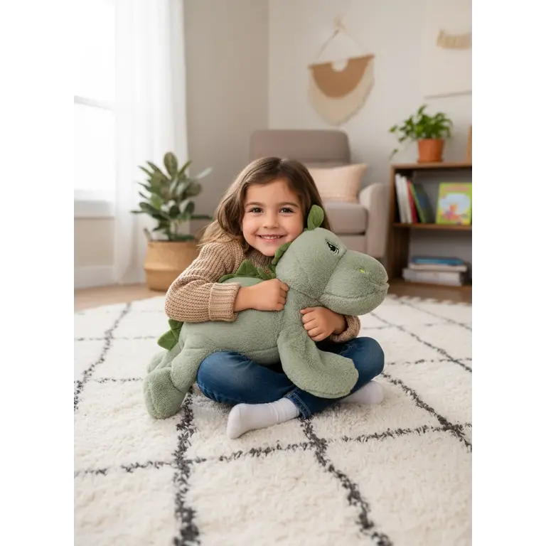 LES JEUX TOY BOX PELUCHE LESTÉE - DINO LE DINOSAURE