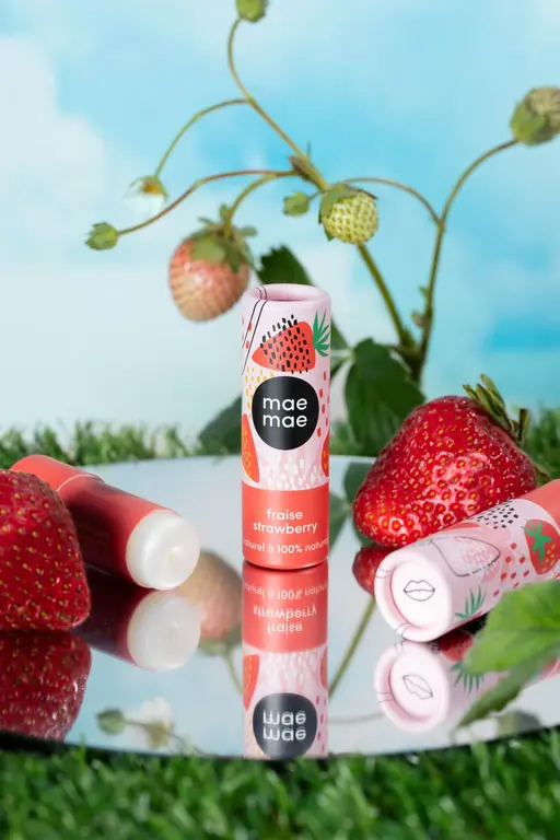 BAUME À LÈVRES NATUREL - FRAISE