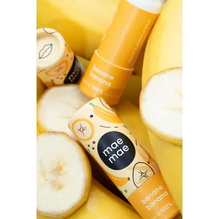 MAE MAE NATURAL LIP BALM - BANANA