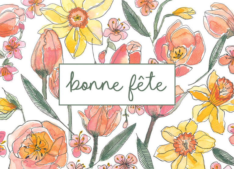 STÉPHANIE RENIÈRE STÉPHANIE RENIÈRE - MINI CARTE DE SOUHAITS - ANA 6M