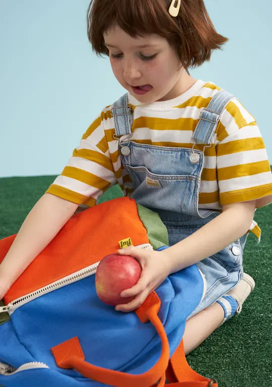 FLUF SAC À DOS JUNIOR - COBALT ORANGE