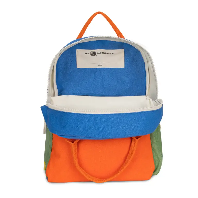FLUF JUNIOR BACKPACK - COBALT ORANGE