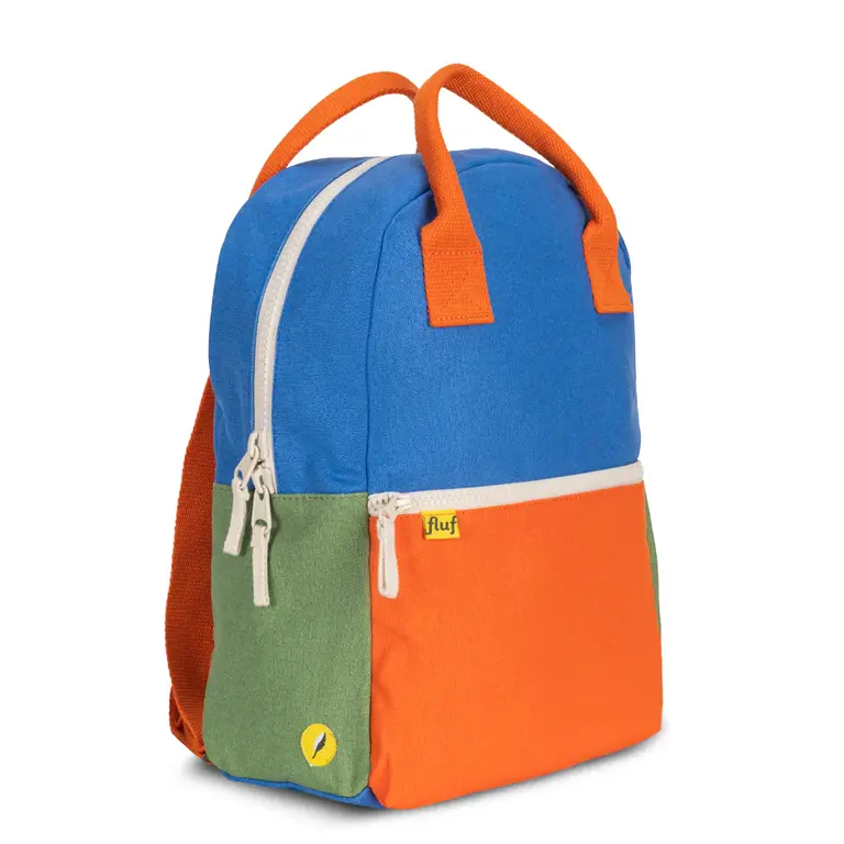 FLUF SAC À DOS JUNIOR - COBALT ORANGE