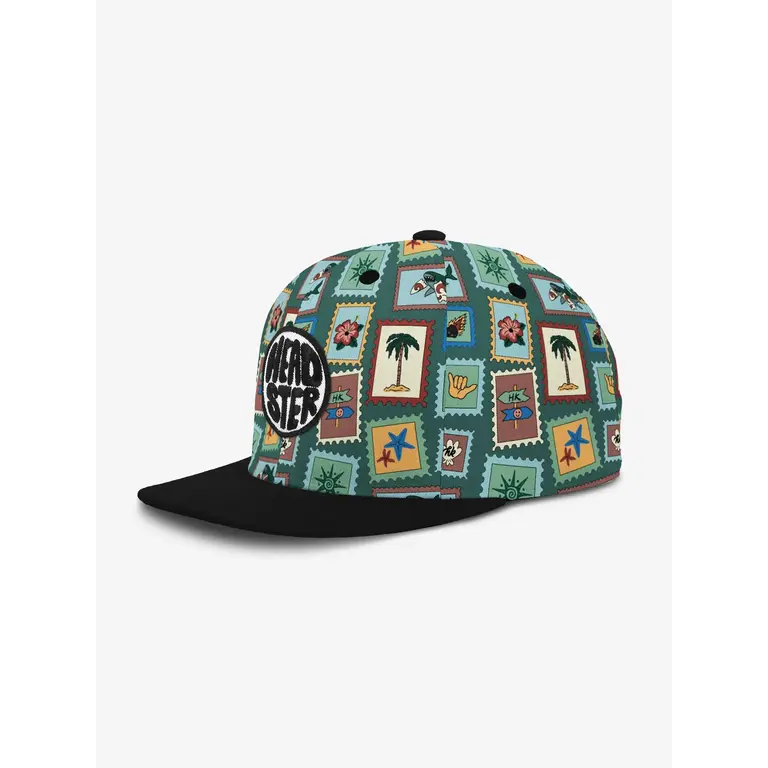 HEADSTER KIDS CASQUETTE SNAPBACK GLOBETROTTER - PINE TREE