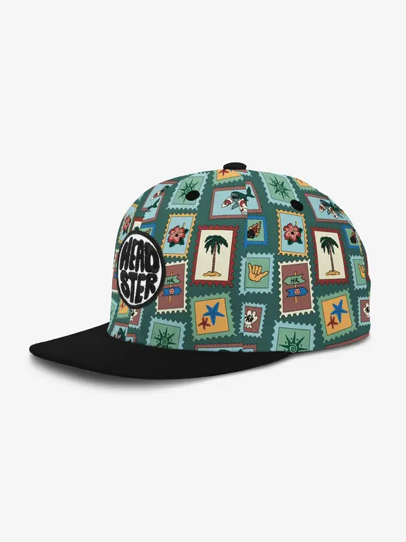 HEADSTER KIDS CASQUETTE SNAPBACK GLOBETROTTER - PINE TREE