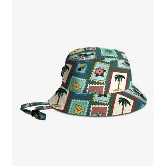 HEADSTER KIDS CHAPEAU BUCKET GLOBETROTTER - PINE TREE