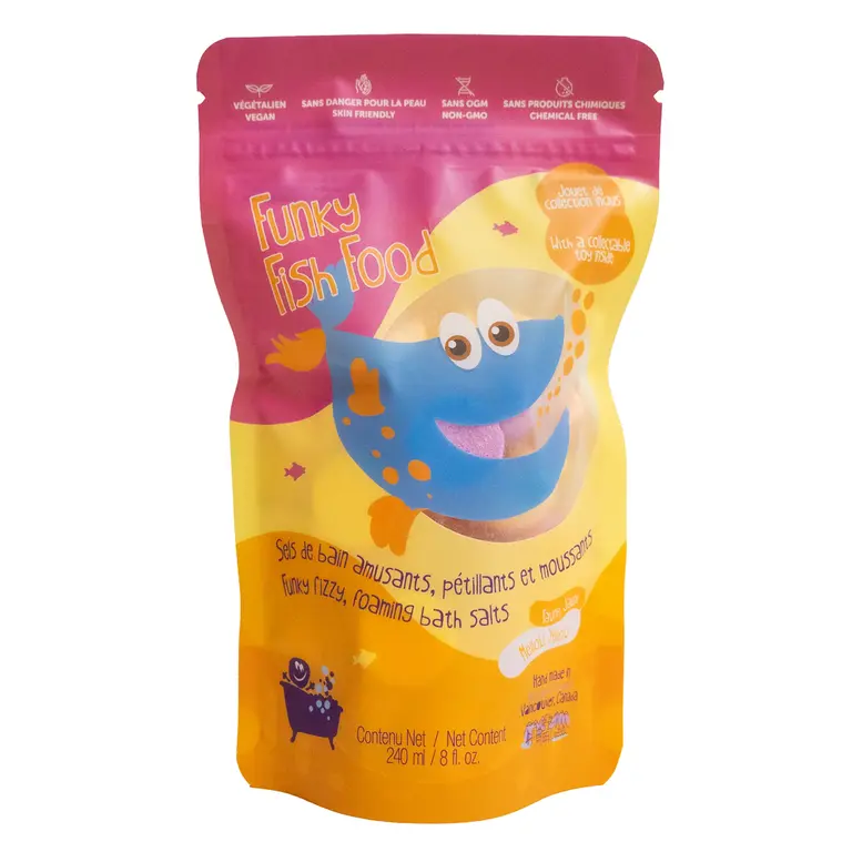 LOOT TOY SEL DE BAIN - FUNKY FISH FOOD - FAUNE JAUNE