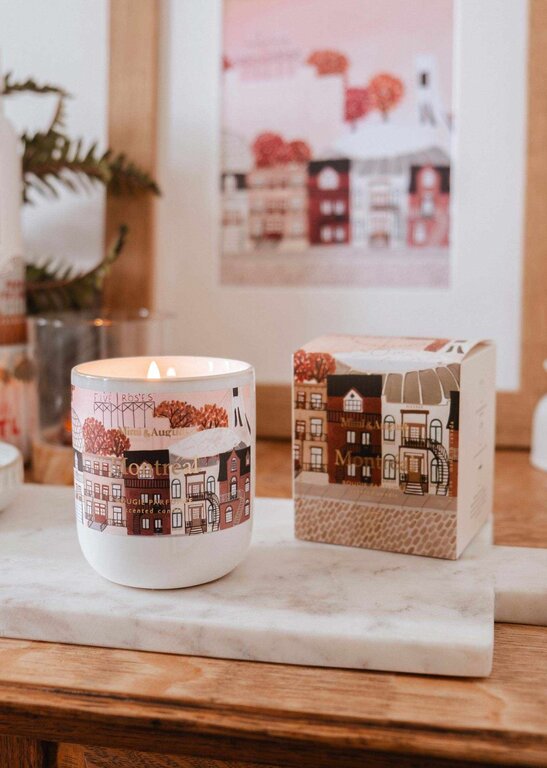 MIMI & AUGUST - BOUGIE DE SOYA RÉUTILISABLE - MONTRÉAL